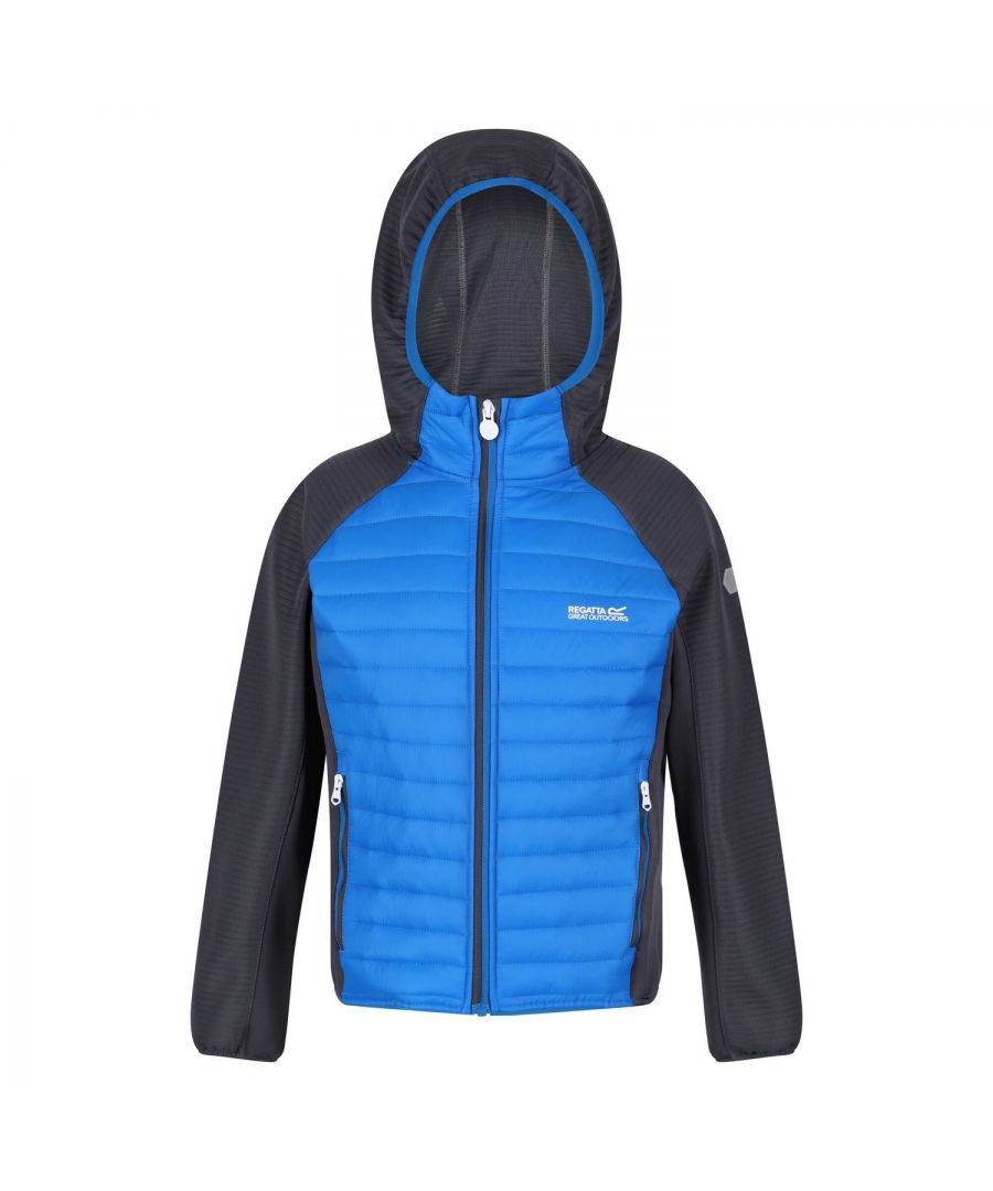 Material: 100% Polyamide. Fabric: Down-Touch, Warmloft. Design: Logo, Quilted. Fit: Regular. Compressible, Extol Stretch Panels, Insulated, Lightweight. Fabric Technology: Stretch, Water Repellent, Wind Resistant. Neckline: Hooded. Sleeve-Type: Long-Sleeved. Cuff: Stretch Binding. Hood Features: Grown On Hood, Stretch Binding. Length: Regular. Pockets: 2 Lower Pockets, Zip. Fastening: Full Zip. Hem: Stretch Binding.