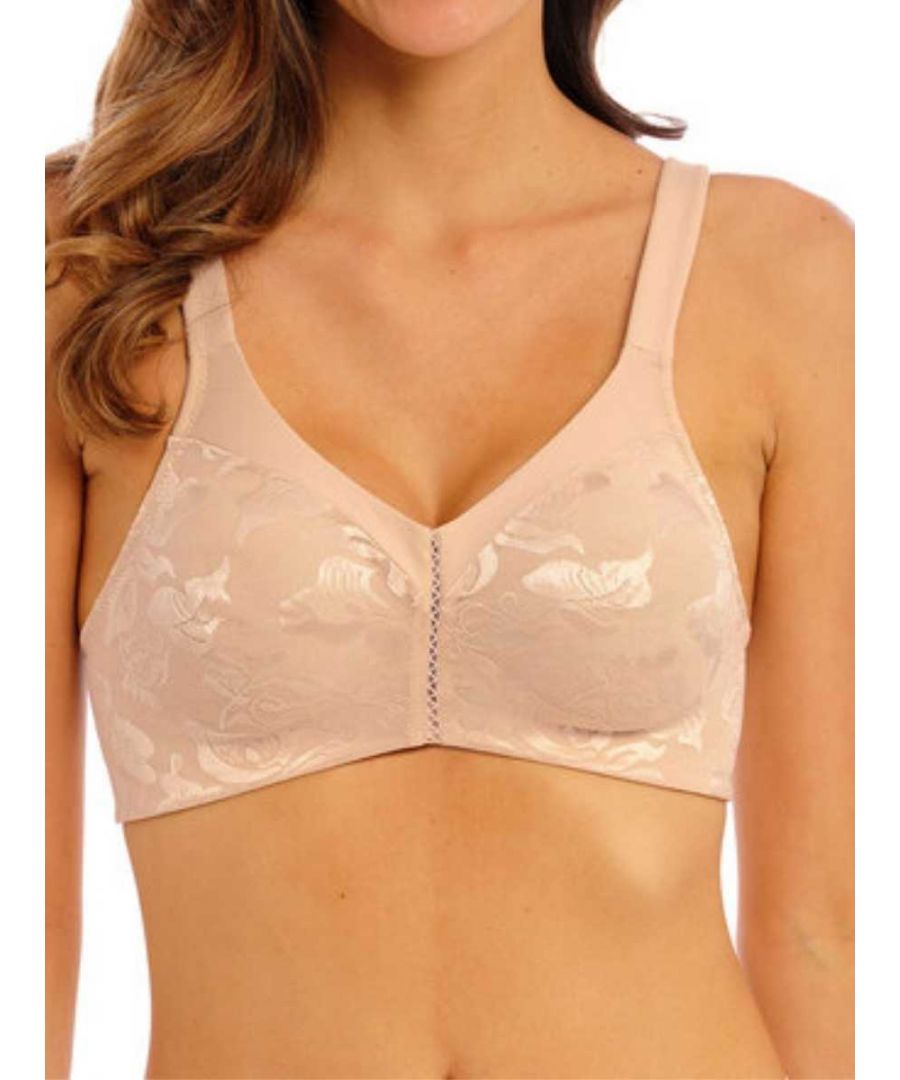 Wacoal Womens Awareness Soft Cup Bra - Beige Polyamide - Size 34C