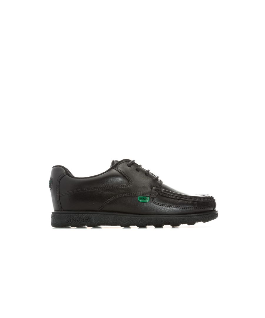 Image for Boy's Kickers Children Fragma Lace Shoe in Black