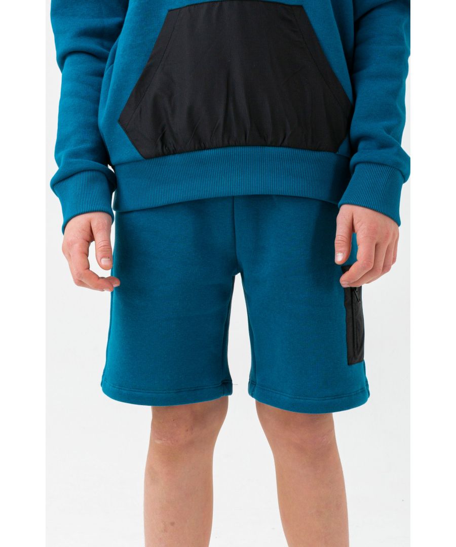 Perfect to add to your everyday shorts rotation. The HYPE. Teal Command Shorts are designed in a soft-touch fabric for the ultimate comfort in our standard unisex kids shorts shape. Finished with an elasticated waistband, a rip-stock pocket, and branded MA1 style zip puller. Wear with a matching HYPE. t-shirt to complete the look. Machine wash at 30 degrees.