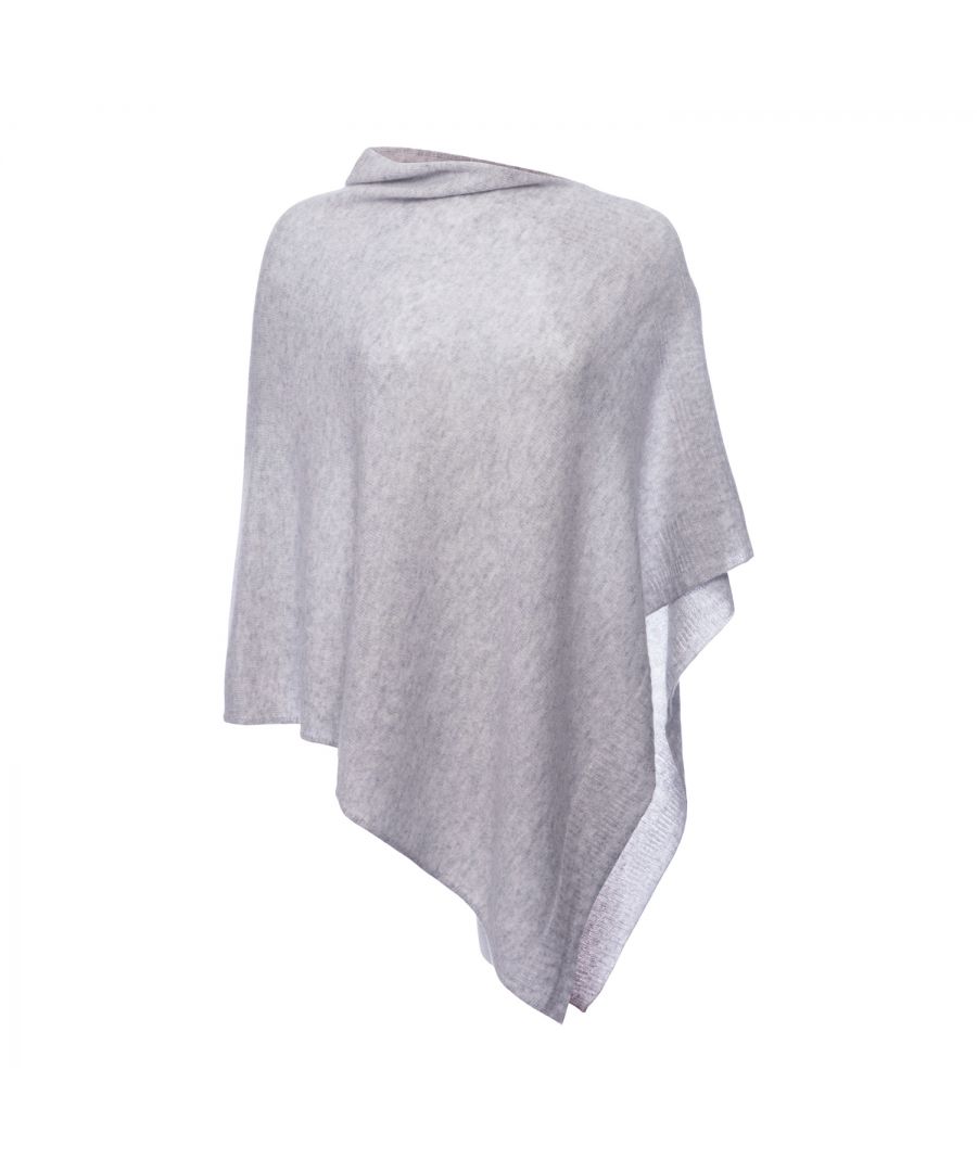 Image for Cashmere Poncho in Grey
