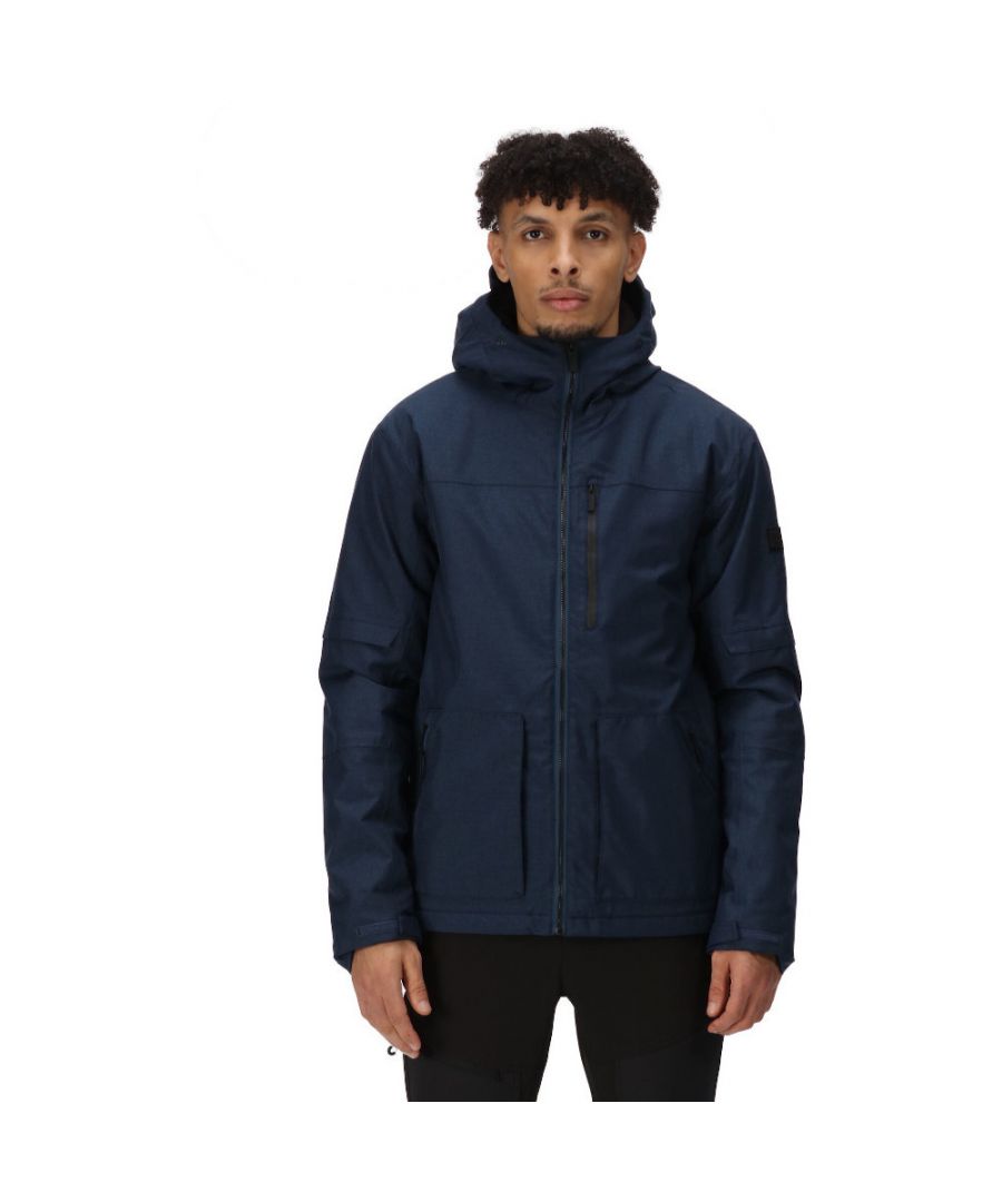 Regatta Mens Highton Stretch III Jacket Dark Grey/Black