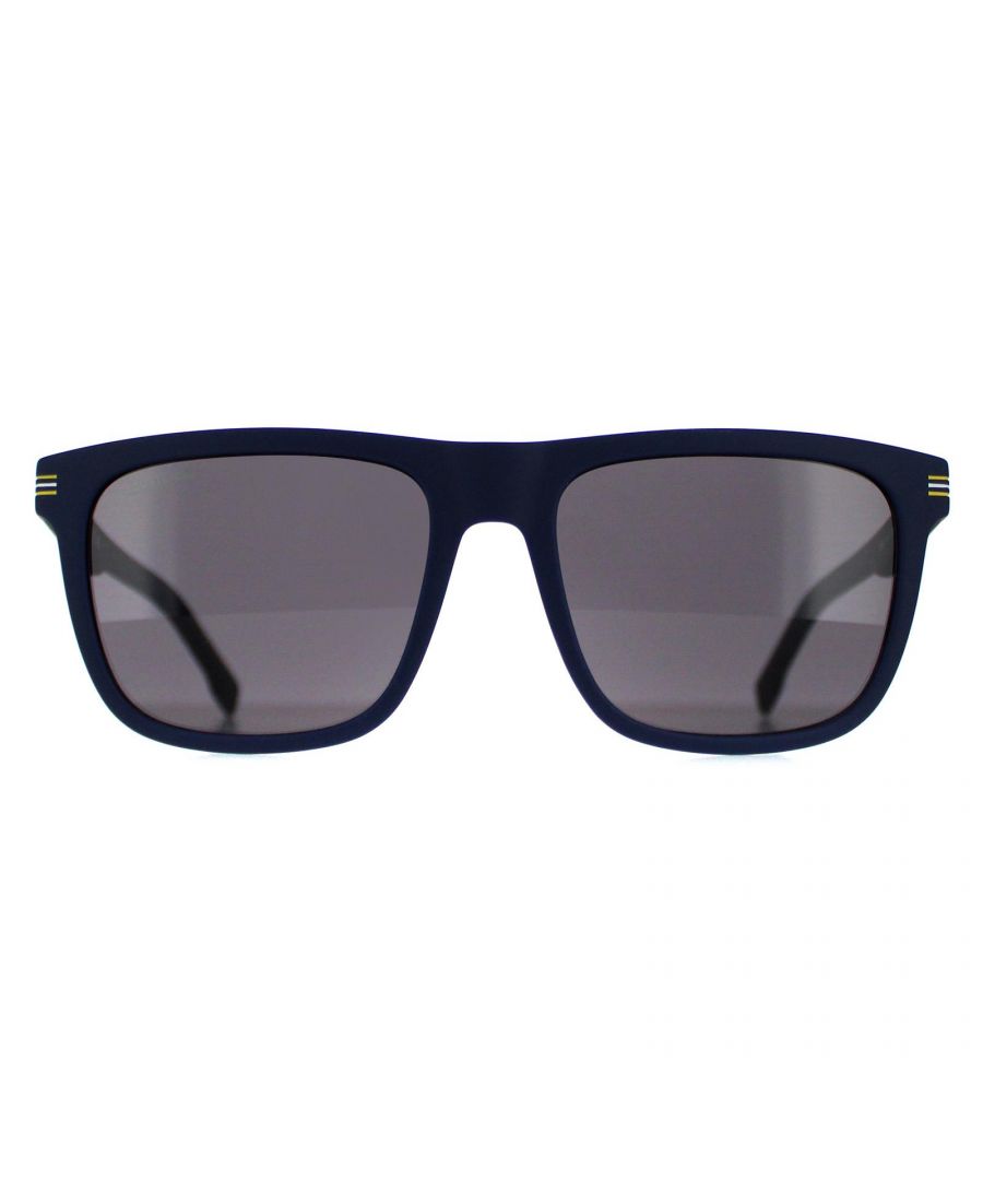 Lacoste Rectangle Unisex Matte Blue Grey L959S - One Size