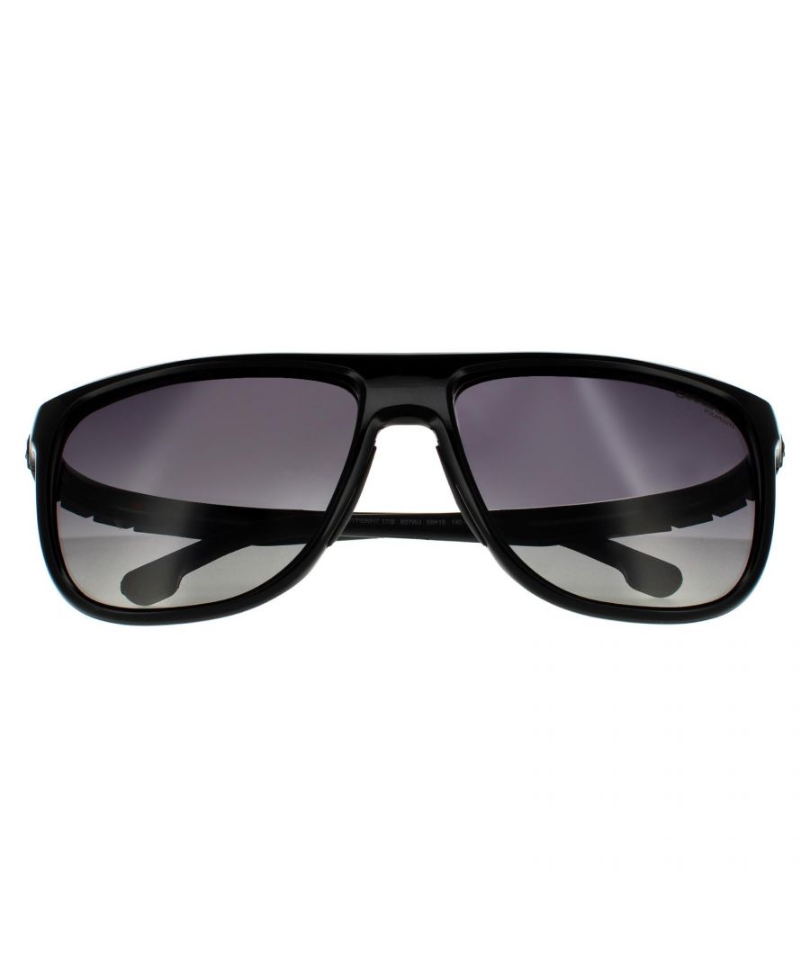 Carrera zonnebril Hyperfit 17S 807 WJ Zwart grijs gearceerd gepolariseerd