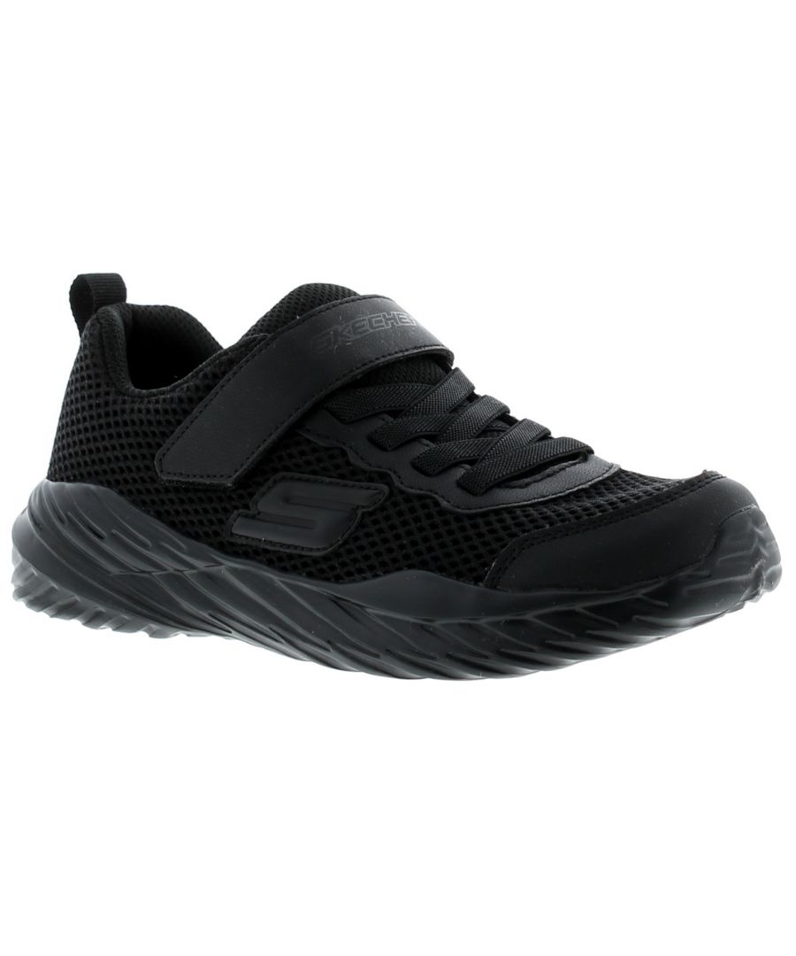 Image for Skechers Nitro Sprint Kodron Younger Boys Trainers black
