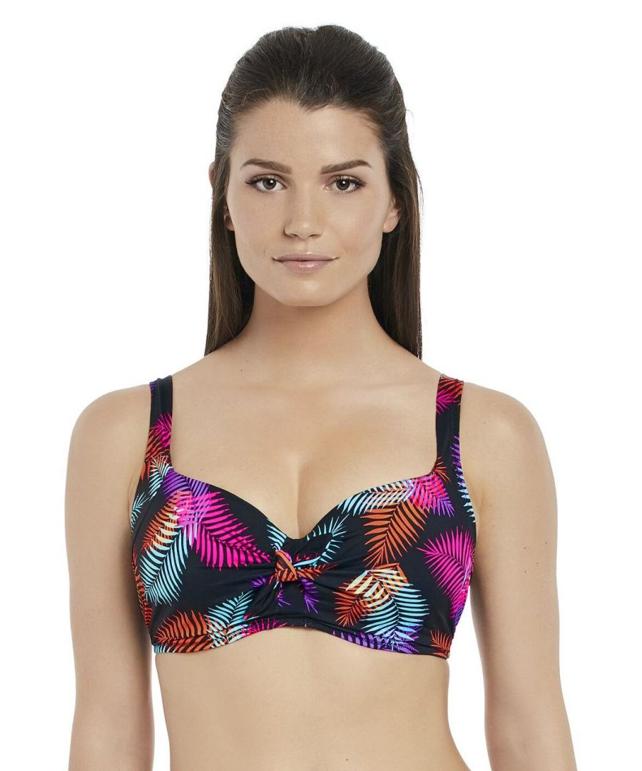 Fantasie Womens 6412 Talamanca Underwired Lightly Padded Full Cup Bikini Top - Multicolour - Size 32D