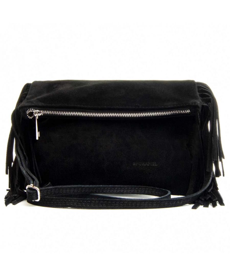 Leather handbag for women. Trendy. Inner pocket. Double reinforced stitching for greater durability.