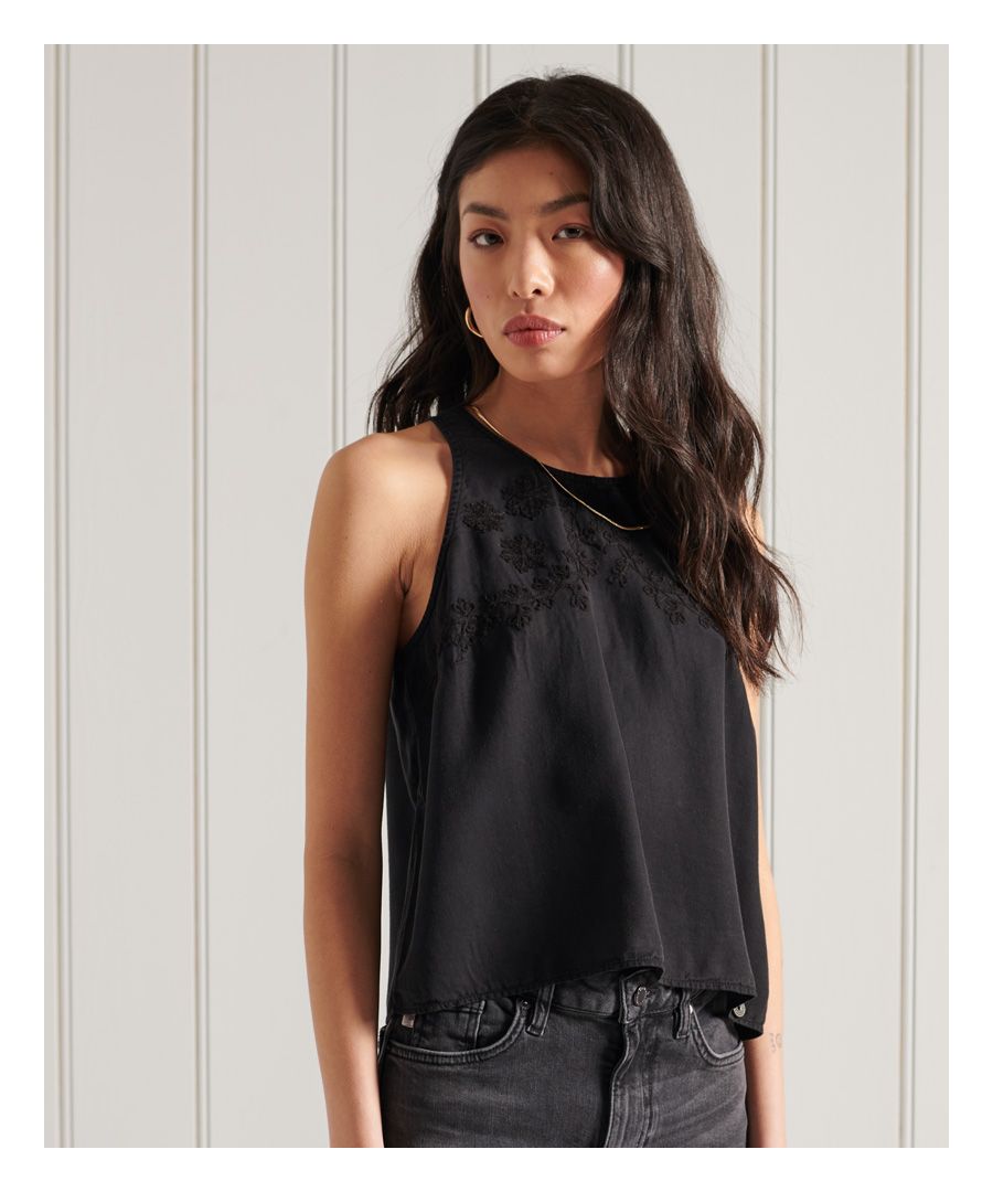 Image for SUPERDRY Embroidered Cami Top