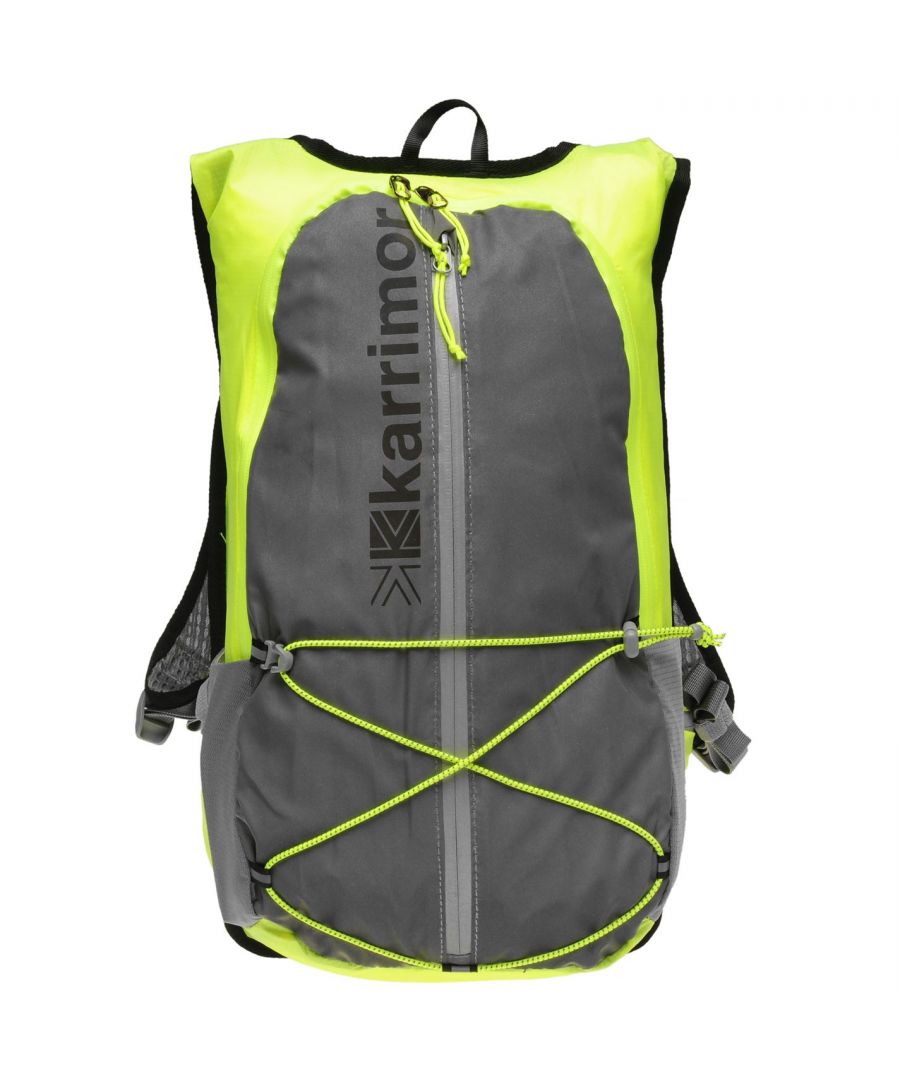 Karrimor Unisex X Lite 15L Running Back Pack Travel Luggage Everyday Casual Bag - Grey - One Size