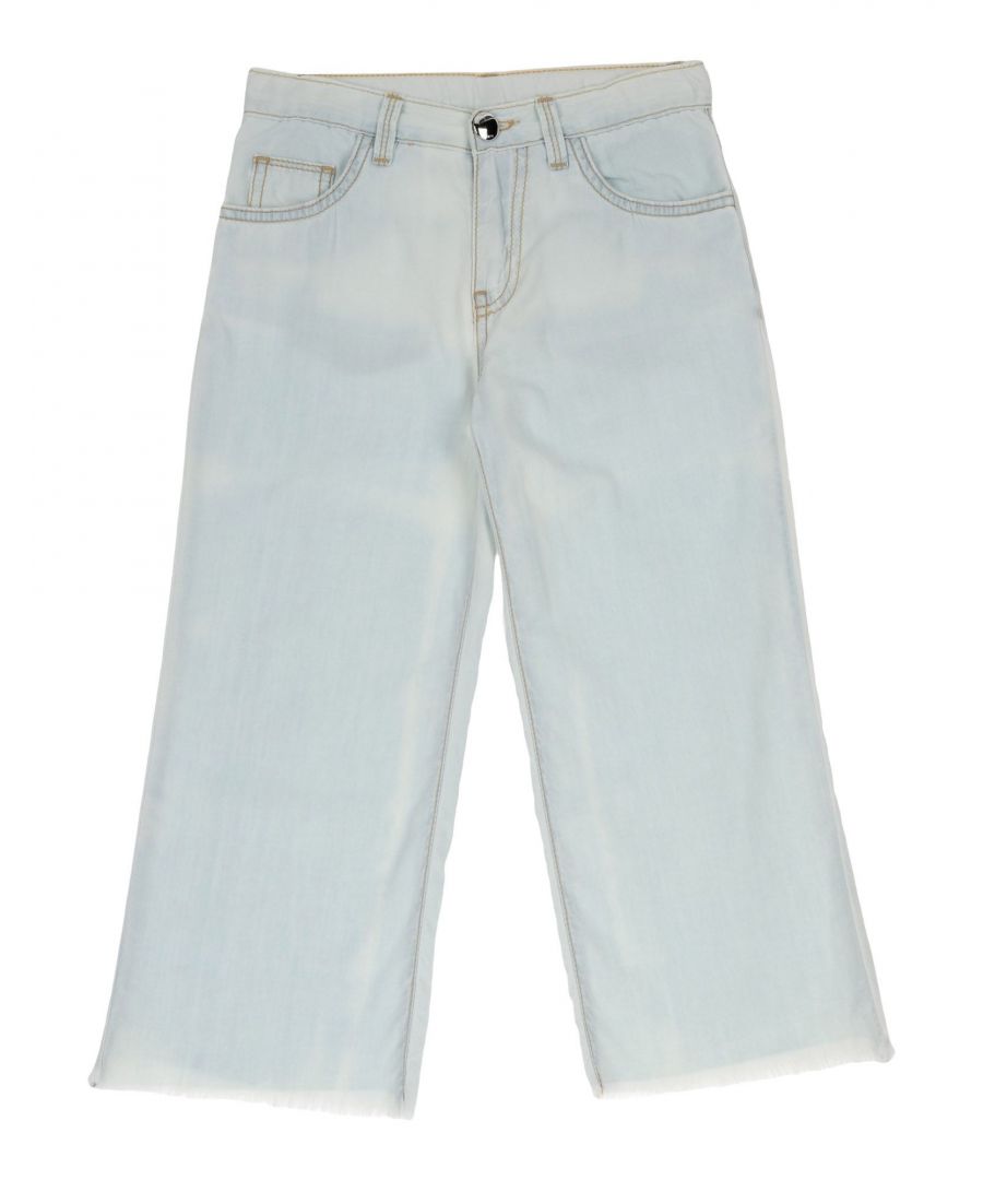 denim, no appliqués, solid colour, light wash, single-breasted , mid rise, front closure, button, zip, multipockets, wash at 30° c, do not dry clean, do not iron, bleachable, tumble dryable, straight-leg pants