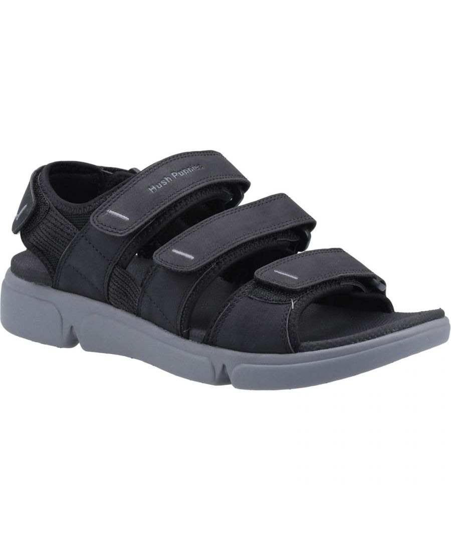 Image for Hush Puppies Mens Raul Sandals (Black)
