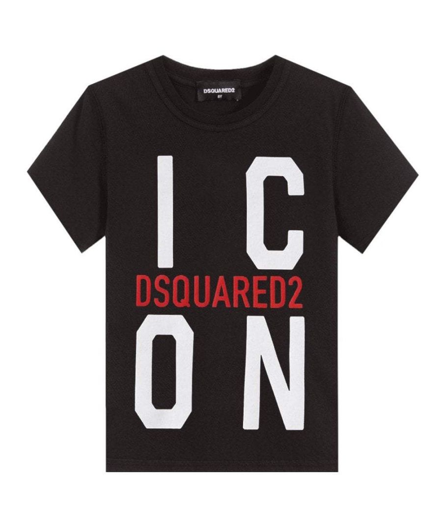 Image for Dsquared2 Boys ICON T-Shirt Black