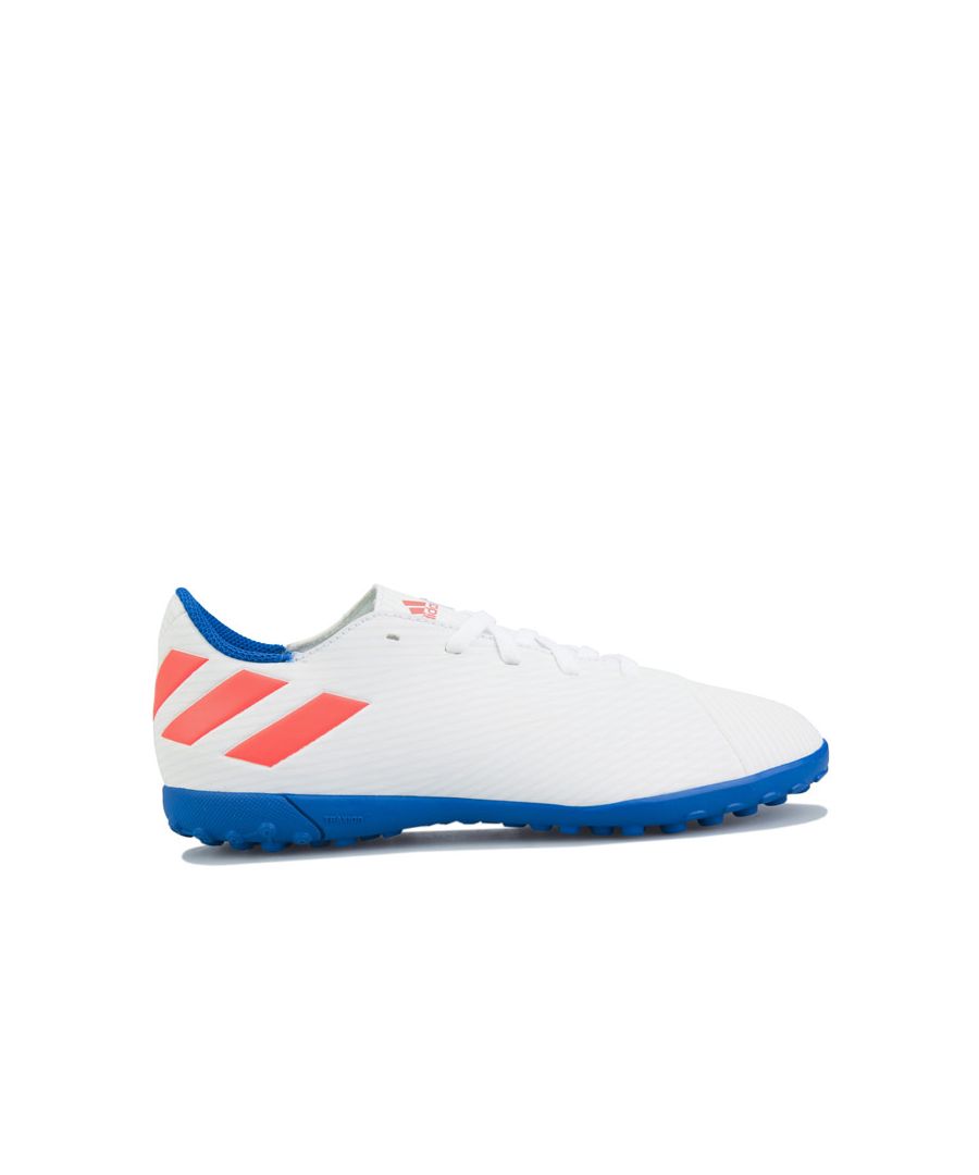 Image for Boy's adidas Junior Nemeziz 19.4 TF Football Boots in White
