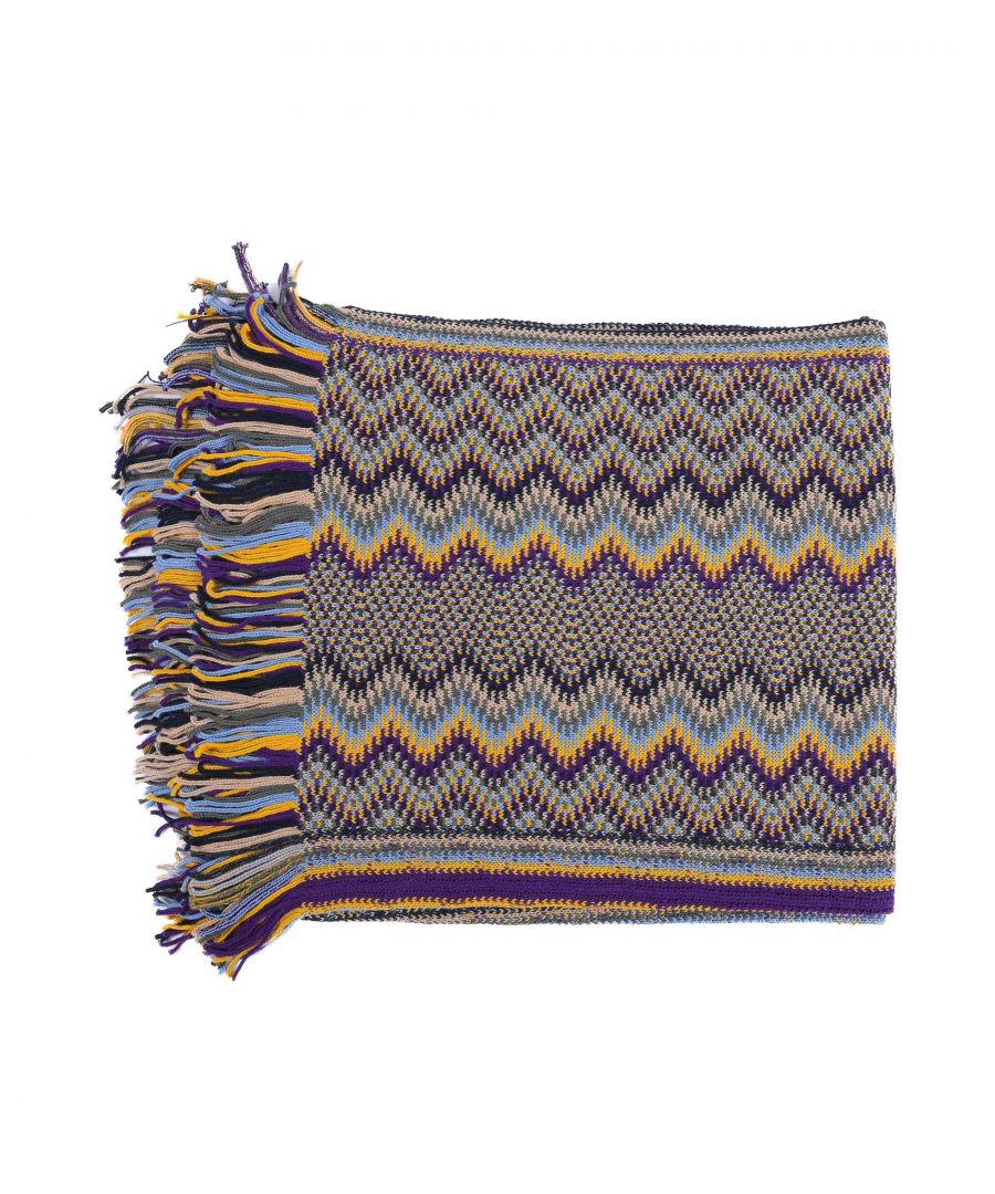 By: Missoni - Detail: POB5WMD63030002 - Colour: Multicolor - Composition: 50%WO+50%PC - Measures: 60x150 cm - Made: ITALY