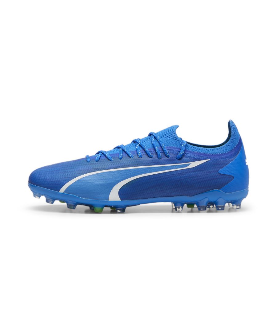 Puma Mens ULTRA ULTIMATE MG Football Boots - Blue - Size UK 9.5