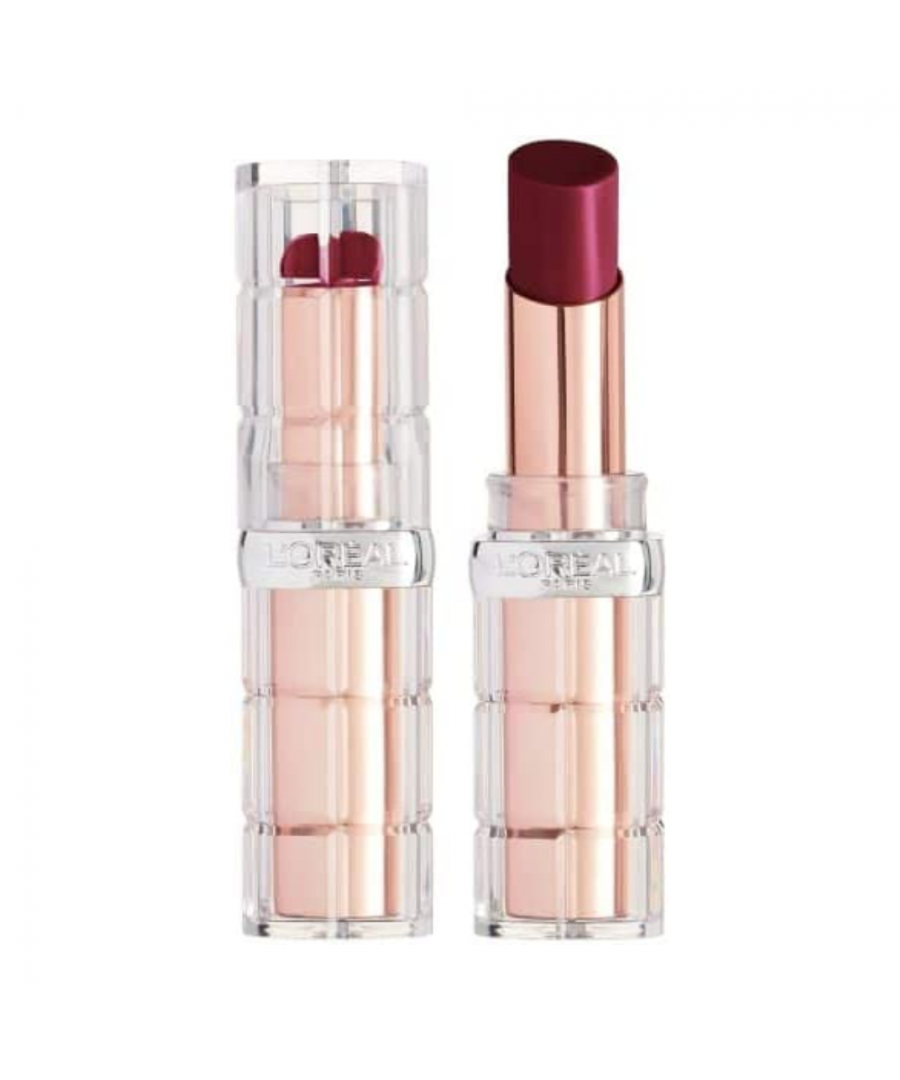 Turn on your shine with new L'Oréal Paris Color Riche Shine Lipstick, for statement shine and saturated color, which is as addictive to apply as it is to wear. Enriched with vivid pigments, the lipstick is encased in our most enviable crystal-cut inspired packaging. Oil-infused formula for a high-shine look, smooth-glide application and hydrating feel.