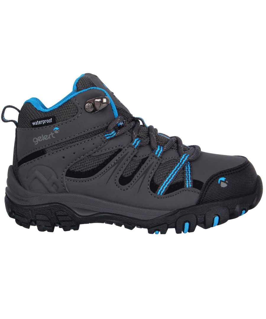 Gelert Baby Unisex Kids Horizon Mid Waterproof Walking Boots - Charcoal - Size UK 9 Kids - Image 1