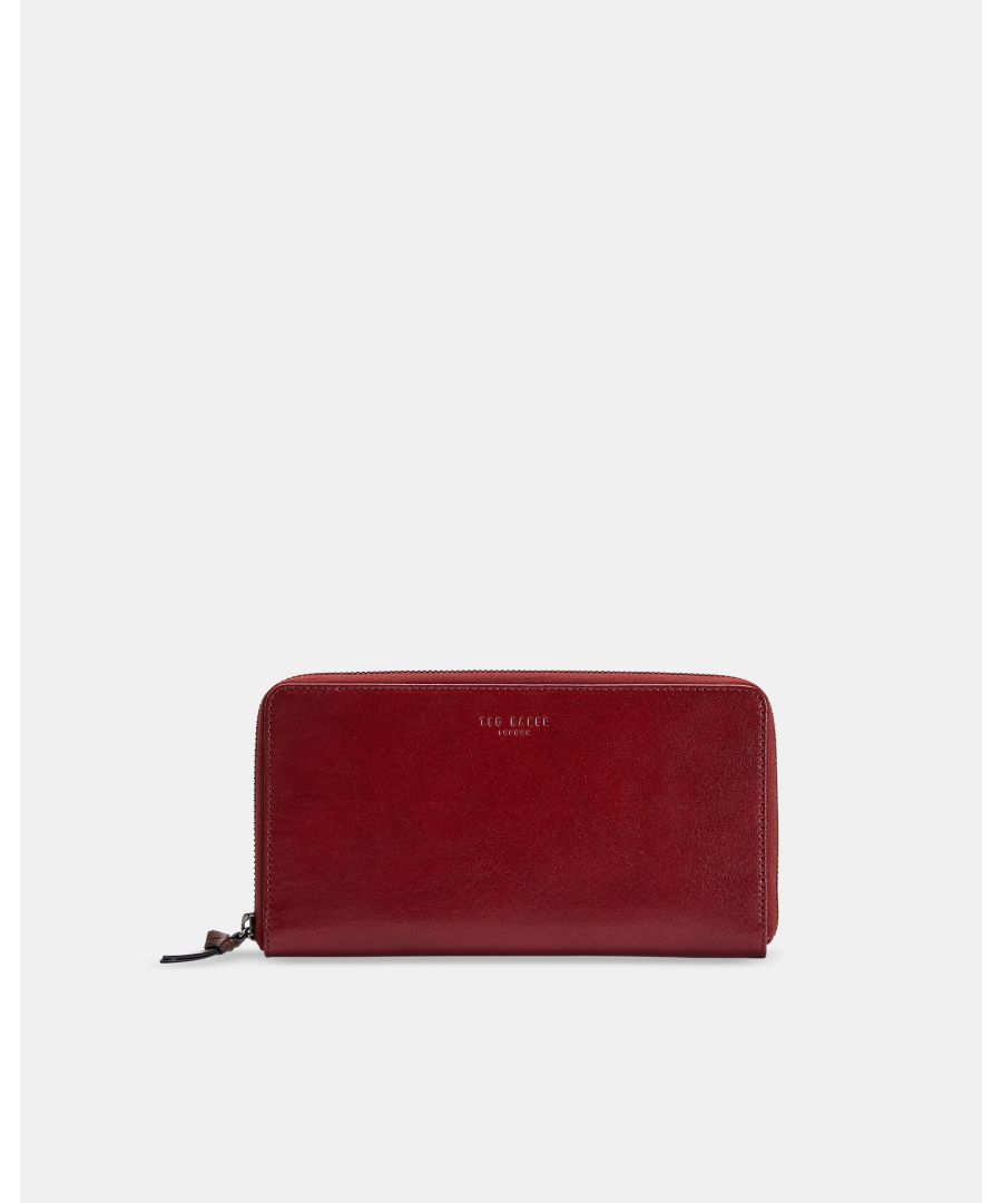 Image for Ted Baker Windoe Galles Leather Travel Wallet, Ox Blood