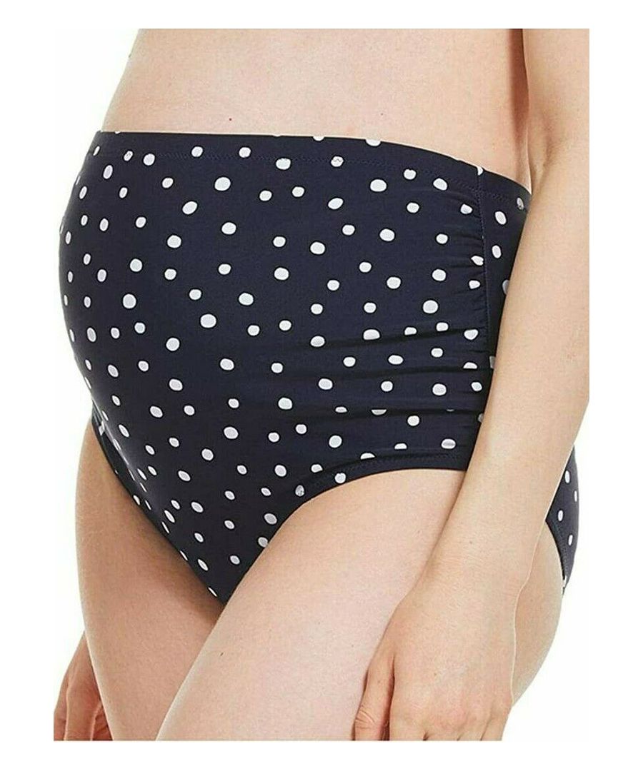 The Figleaves Belle overbump bikini bottoms are designed to be comfortable, supportive and stylish. These high waisted bikini bottoms, are lined for comfort.