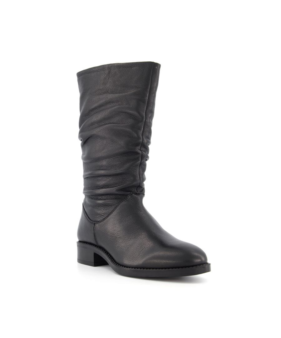 Image for Dune Ladies RYLING Ruched Calf Boots