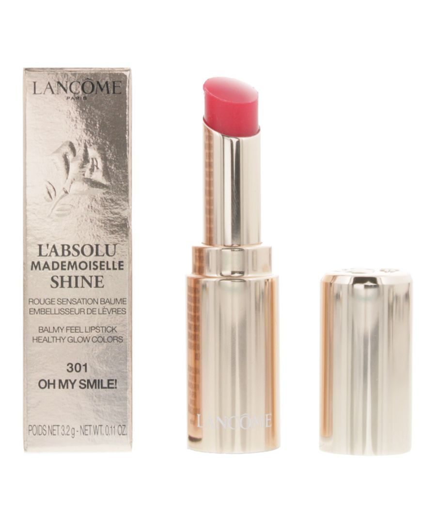 L'Absolu Mademoiselle Shine is enriched with Proxylane and rose oil for a beautiful shine leaving your lips soft and supple. Can be worn on its own or on top of another shade.