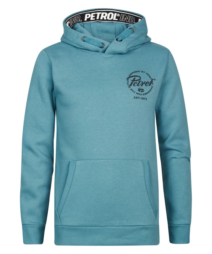 Petrol Industries - Jongens Casual Hoodie Des Plaines - Blauw