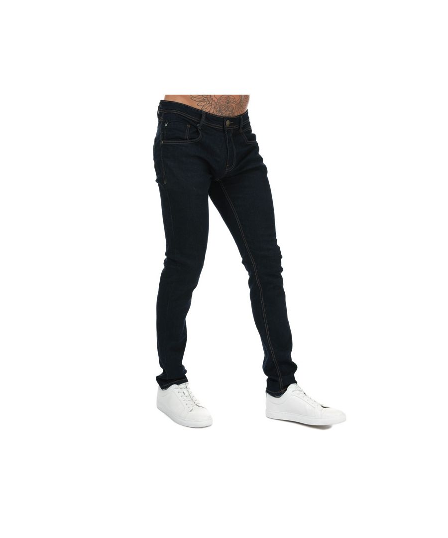 Duck and Cover Maylead slimfit herenjeans in blauw