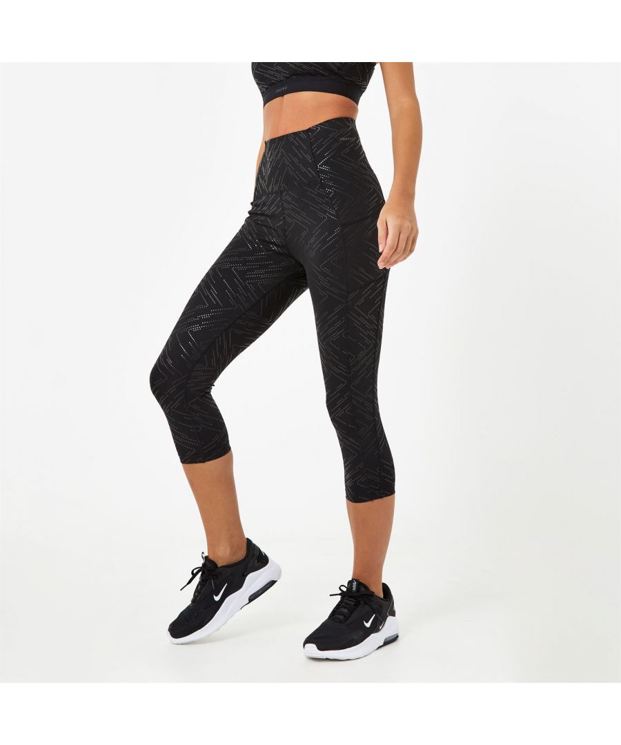 USA Pro High Rise Capri Cropped Leggings -  The perfect seasonal staple - meet the USA Pro Capri cropped leggings. Designed for those hot summer days and balmy evenings, add some must have opaque sports leggings to your athletic look for a contemporary touch. Perfect for any workout, plus they wick sweat away from the skin and dry quickly. These cropped three quarter length leggings are a high rise fit, a true wardrobe winner.  >High rise  >Capri cropped design  >Sweat wicking