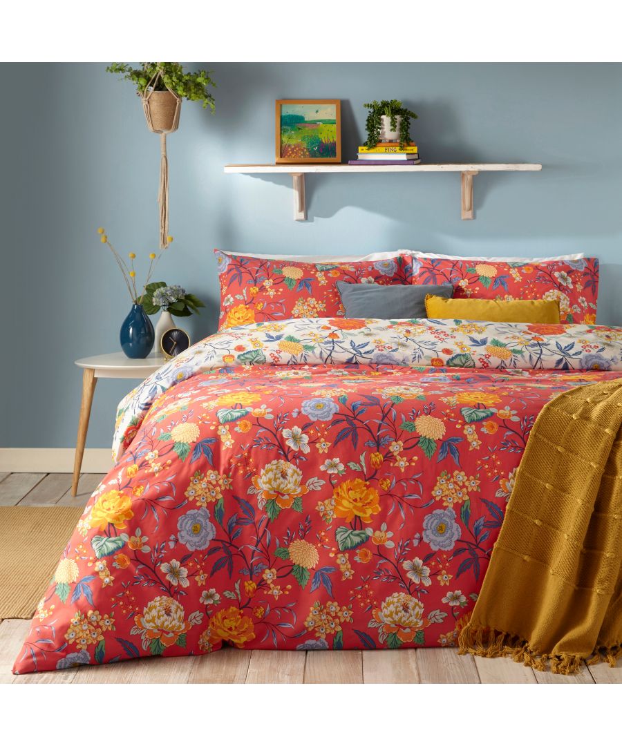 pomelo orange duvet cover