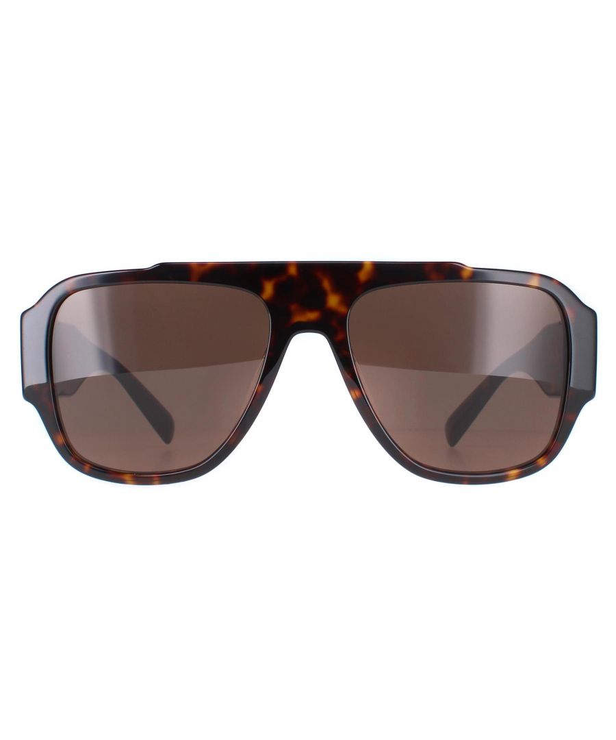 Versace Aviator Mens Havana Dark Brown VE4436U - One Size