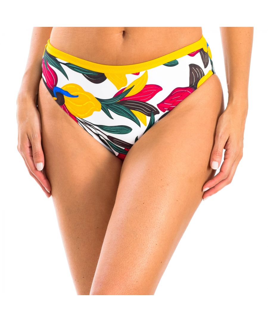 ORY Womenss high waist bikini bottom W230157 - Multicolour - Size 2XL