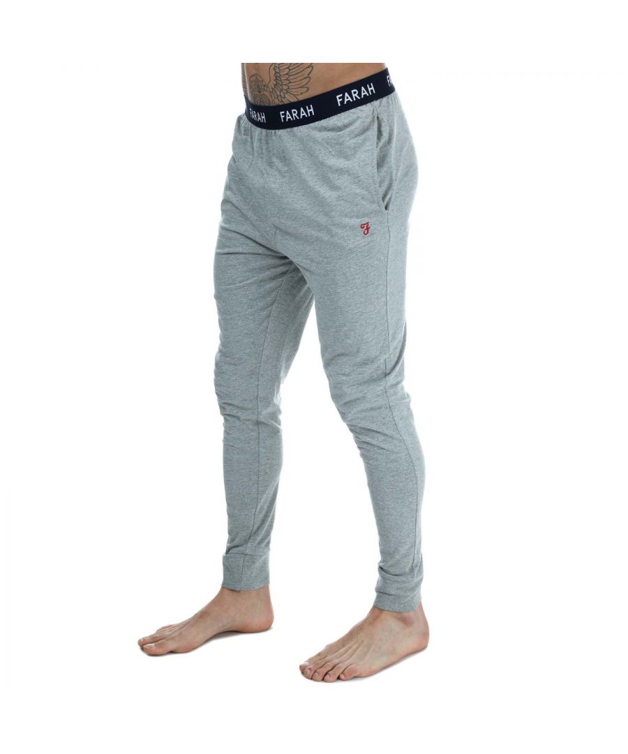 Image for Men's Farah Zahar Lounge Pant in Grey Marl