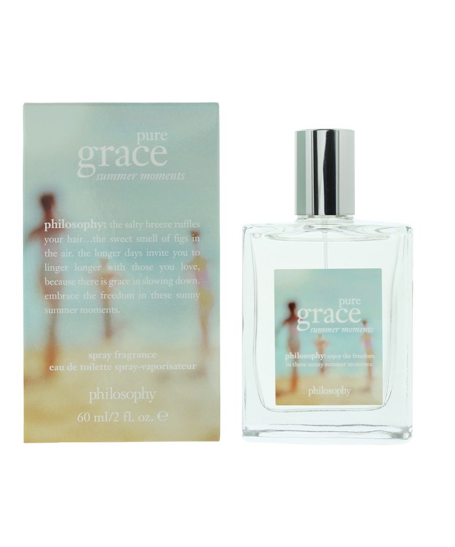 Pure Grace Summer Moments by Philosophy is a citrus aromatic fragrance designed for women and men and introduced in 2020. This scent features notes of Iced Lemon, Fig, Sage, Dew Drop and Green Notes. This perfume is designed to evoke a sense of tranquillity, lightness, and the joyful spirit of summer.