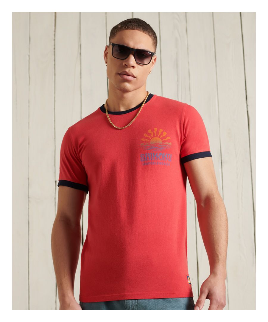 Image for Superdry Cali Surf Graphic Ringer T-Shirt