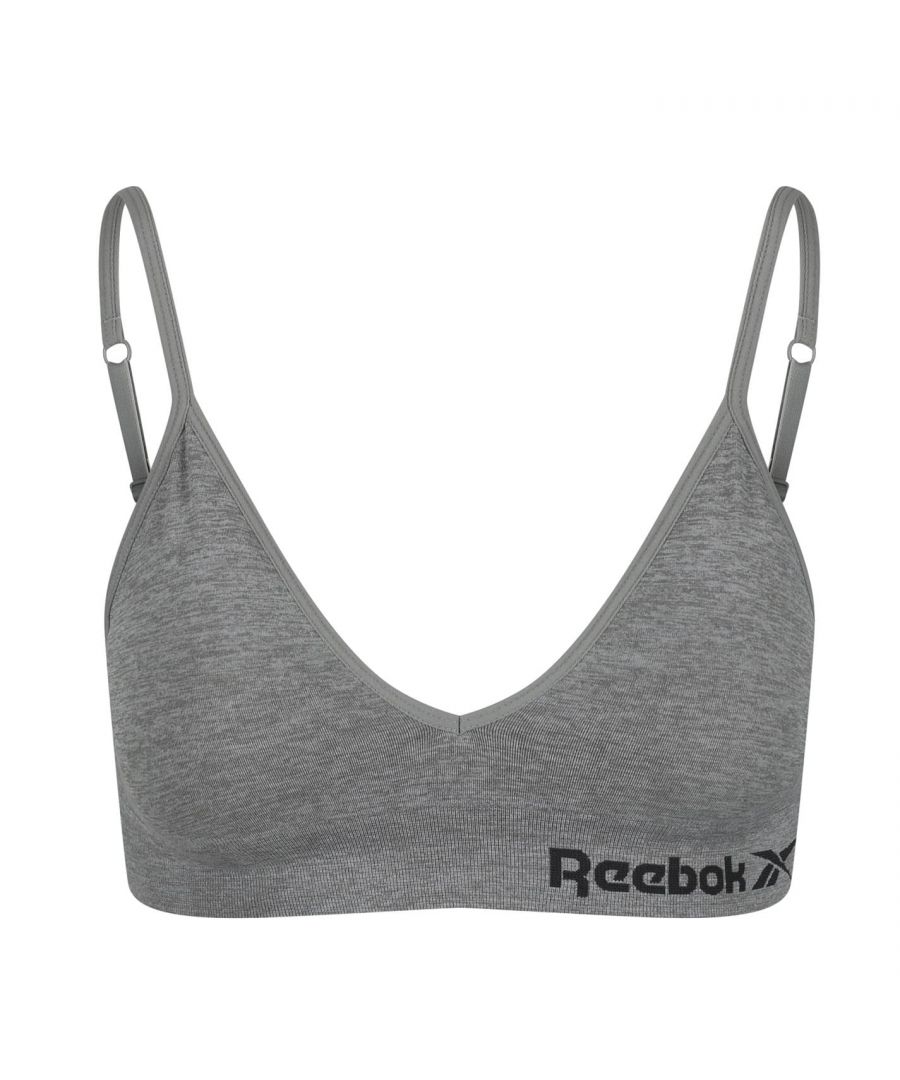 Image for Reebok Womens Seamless Sports Bra Justine Elasticated Under-Band Training Top