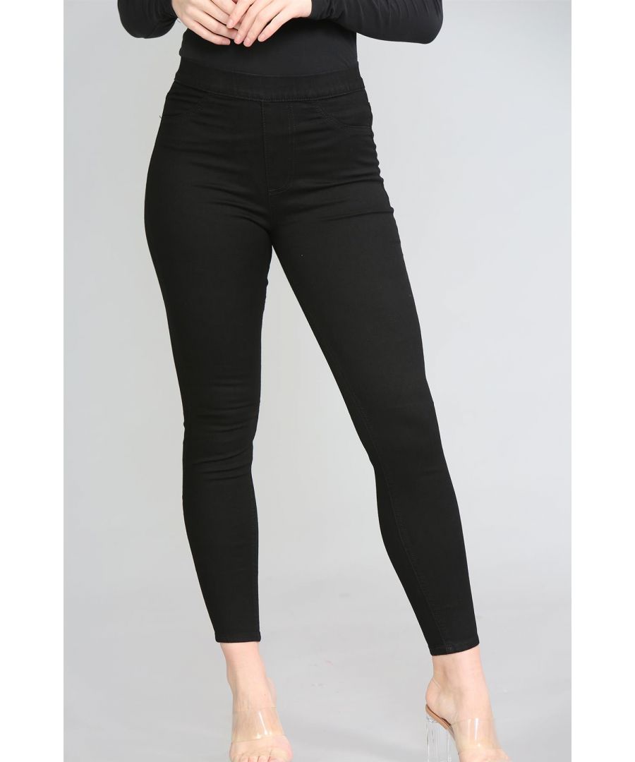 Image for Marks and Spencer Womens High Waisted Jeggings Black