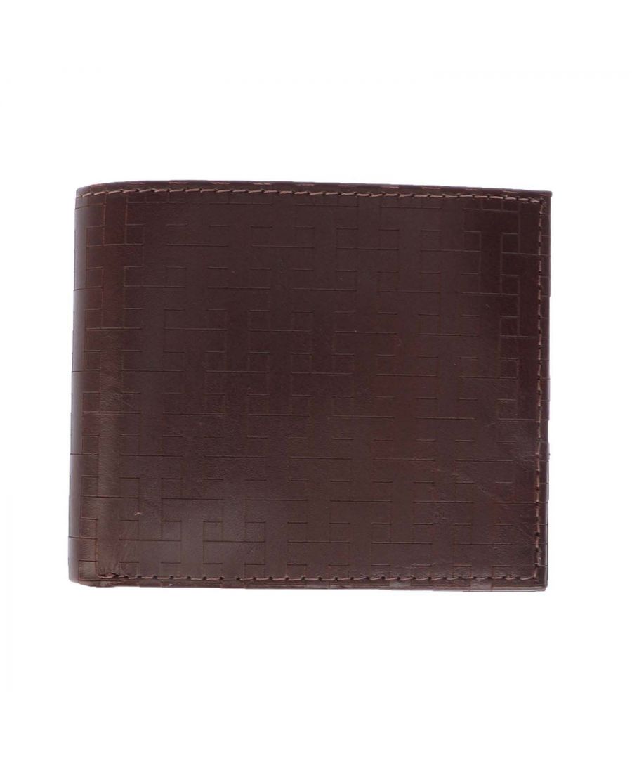 Mens Ted Baker Grammy Bifold Wallet in brown.- Laser etched T texture.- Card slots.- Flap pocket.- Ted Baker branded.- Comes in Ted Baker branded packaging.- Shell: 100% Bovine Leather. Lining: 100% Polyester.- Ref: 264842BROWN