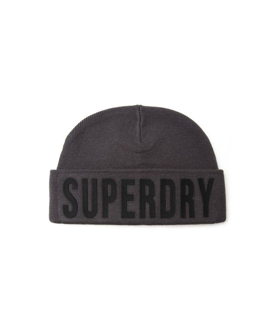 Image for Superdry Surplus Silicone Beanie Grey