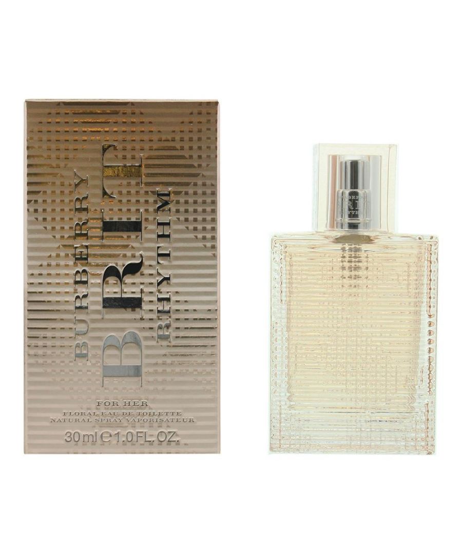 Brit Rhythm for Her Floral by Burberry is a Floral fragrance for women. Brit Rhythm for Her Floral was launched in 2015. Top notes are Sicilian Lemon, Peach, Passionfruit, Bergamot and Orange; middle notes are Lotus, Lilac, Ozonic notes, Egyptian Jasmine, Melon and Lily-of-the-Valley; base notes are Musk, Woody Notes, Driftwood, Caramel and Amber.