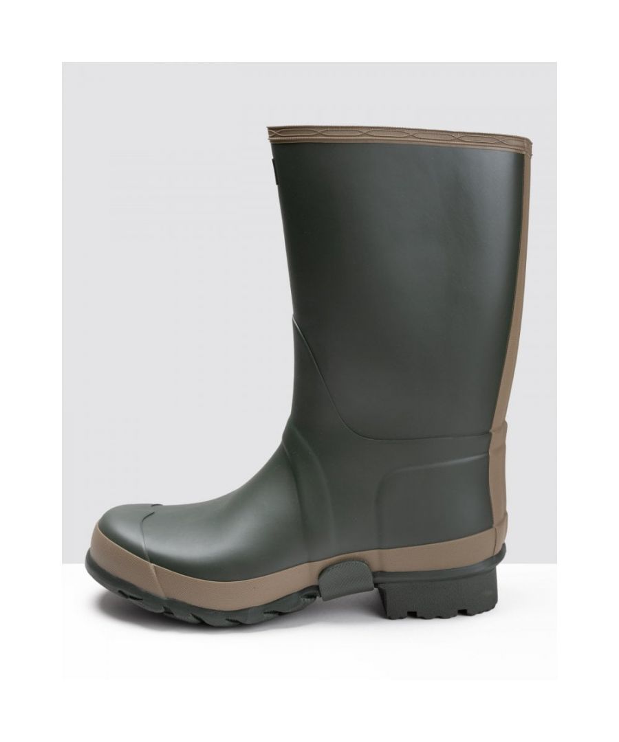 Hunter Field Gardener Short Womens Boots - Olive - Size UK 7