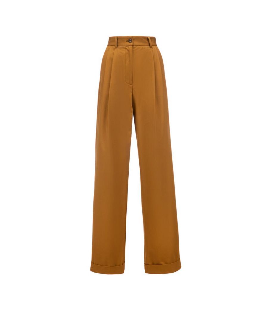 Image for Bally Womens Ultra Flare Trousers in Beige