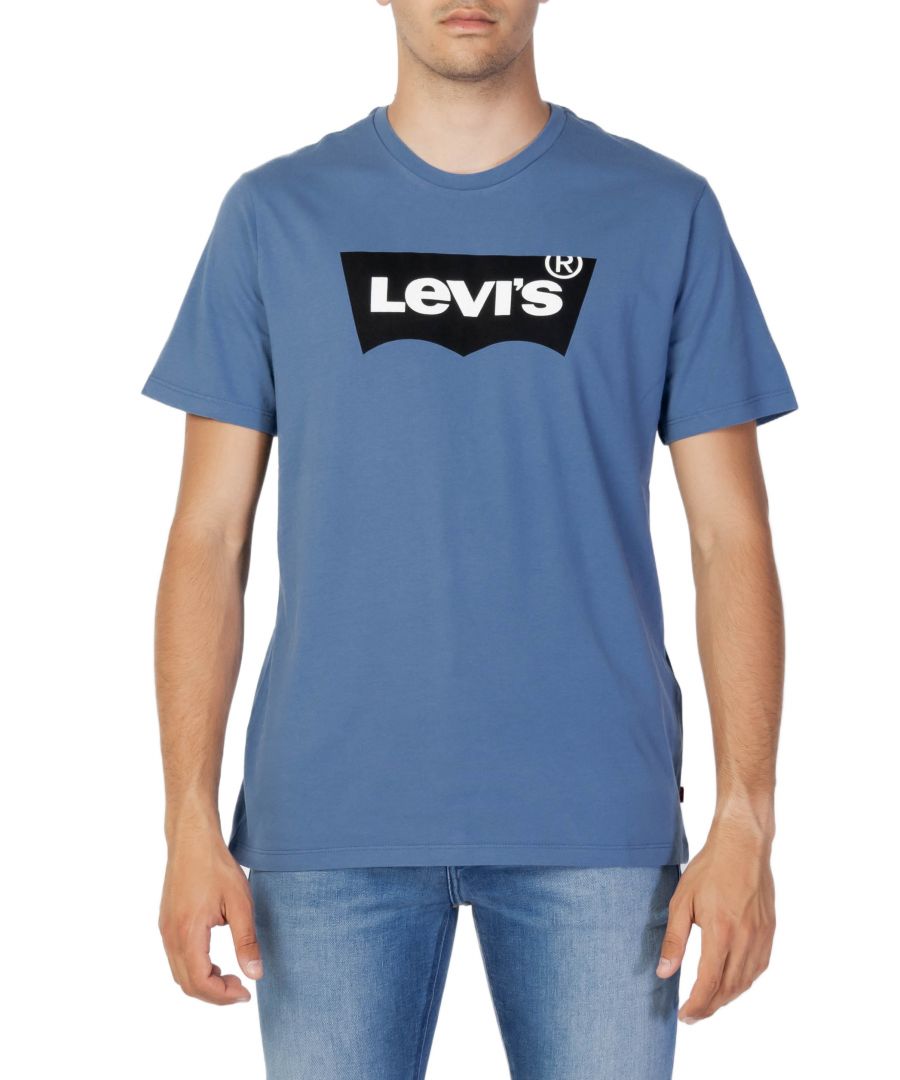 Dit T-shirt voor heren van Levi's is gemaakt van katoen en heeft een logo-opdruk. Het model heeft een ronde hals en korte mouwen.