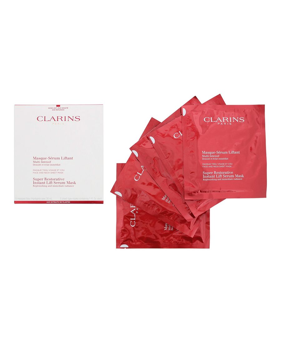 Image for Clarins Super Restorative Instant Lift Serum Mask 5 x 30ml