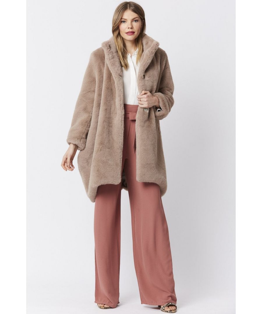 Image for Oversized Faux Fur Coat