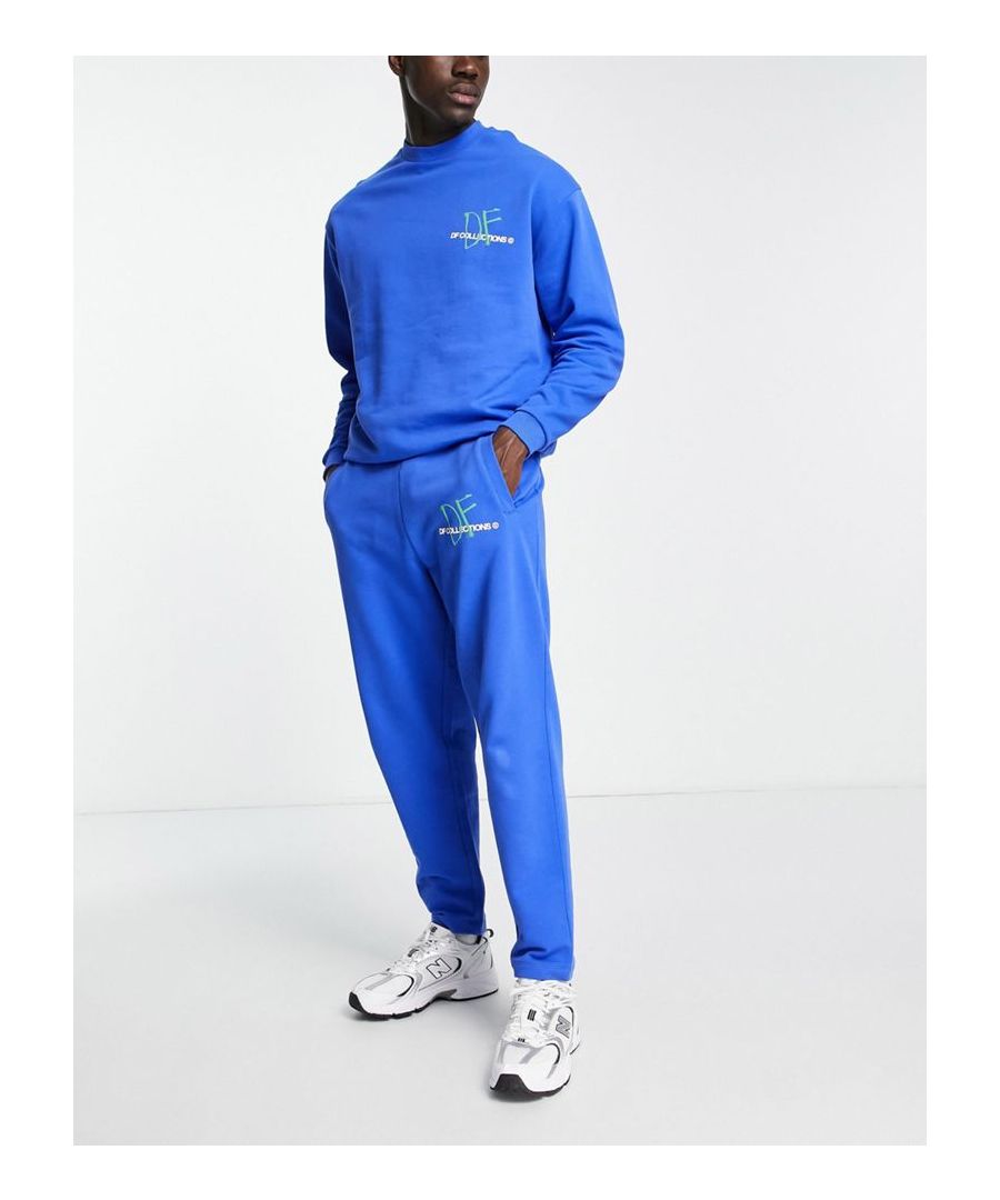 Joggers by ASOS DESIGN Dressed to chill Sweatshirt sold separately Elasticated waist Side and back pockets Relaxed, tapered fit Sold by Asos