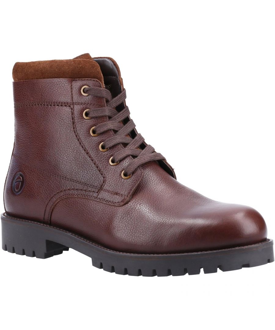 Image for Cotswold Mens Thorsbury Leather Ankle Boots (Brown)