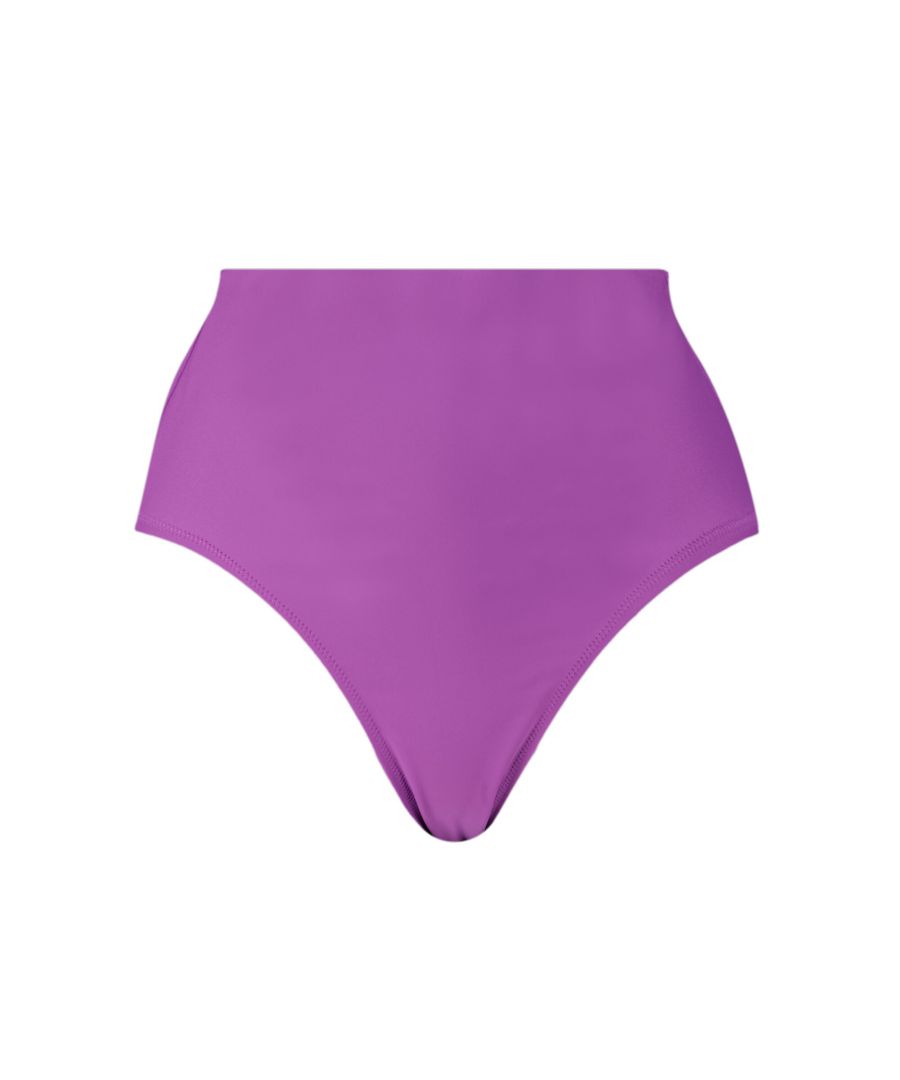 Puma Womens Swimming Briefs - Purple - Size Medium