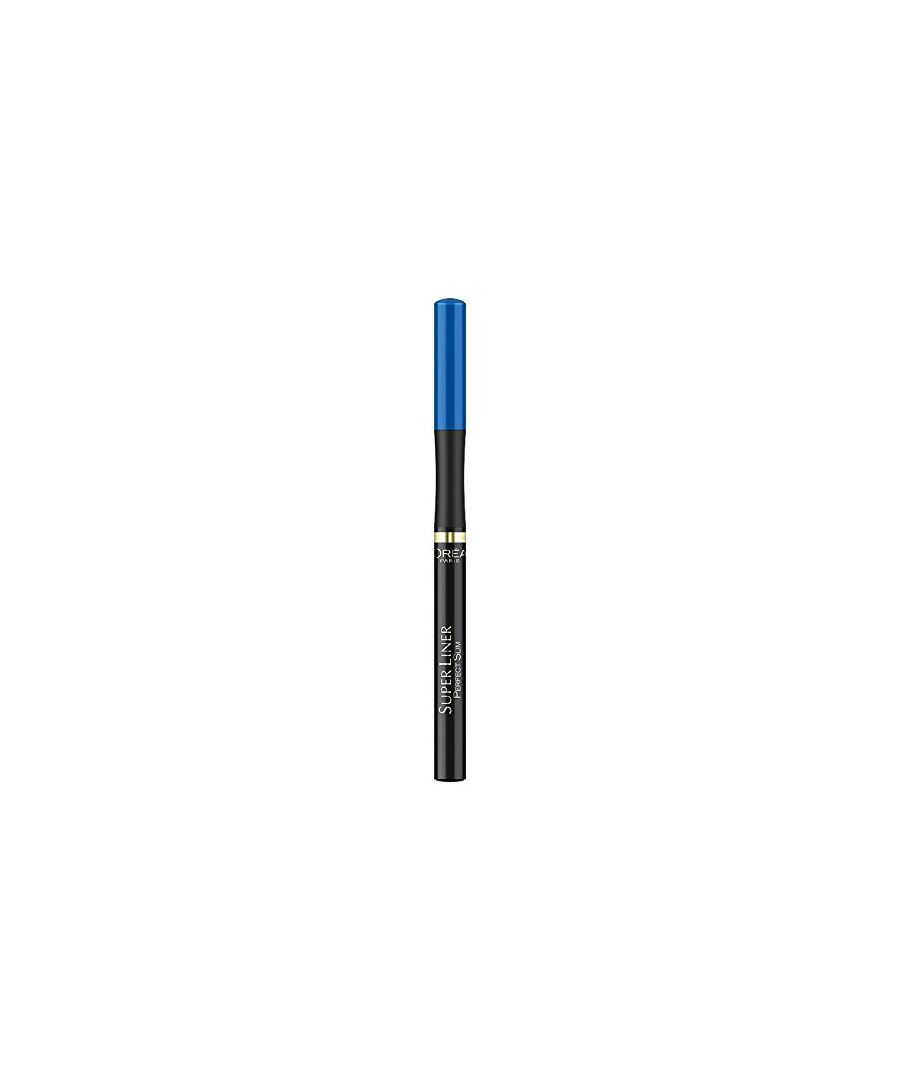 L'Or'al Paris Super Liner Perfect Slim enhances the shape of the eye with its 0.4 mm tip. Providing stylish and intense sweeping line, this accurate liner give optimum control thanks to its grip zone hold.