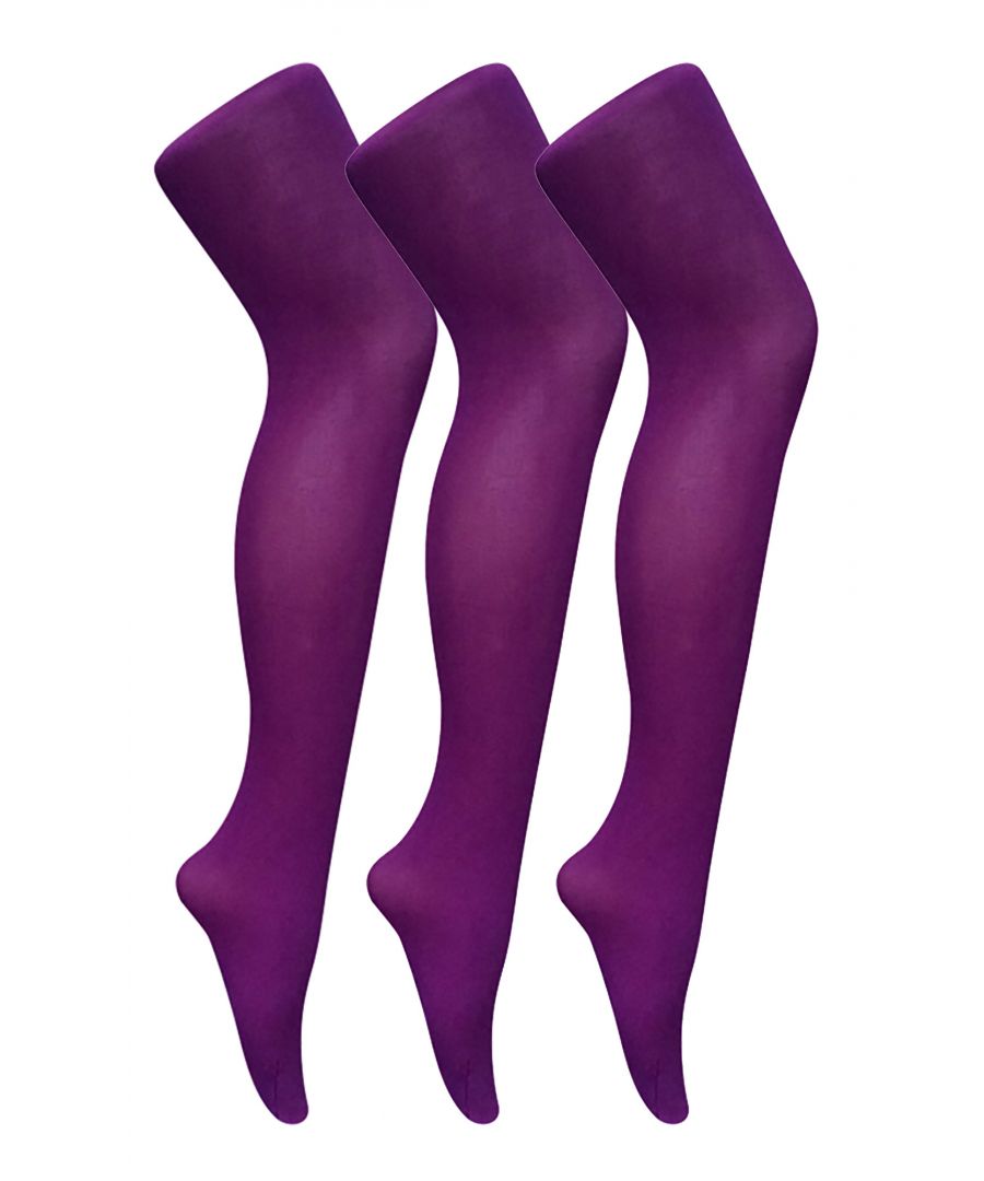 Sock Snob 3 Pair Multipack Ladies 80 Denier TightsPlain and simple, these tights are what you need to add some personality to your outfit. Whether it's through the use of a fun print or just by adding a pop of colour to your look, these tights will have you feeling confident and ready to take on anything!These tights are made from super soft nylon, which means they'll stay in place all day long. The 20 plain colours are sure to match any outfit you choose, while the 80 denier construction ensures that they're comfortable enough for long-term wear and makes them ideal for the colder months.The Matt finish gives these tights a sleek look that won't show off any unwanted bumps or bulges. They're also opaque, so no one will see your skin through these tights! These tights come in 3 pairs per pack which means they’re great value for money and you’ll have tights to last you year in year out!These Women's 3 Pair Value Pack Tights are available in 20 colours and come in 4 size options: One Size: 8-14 UK, Medium: 8-12 UK, Large: 14-16 UK & Extra Large: 18-24 UK. Made from 94% Nylon and 6% Elastane. They are Machine Washable.Extra Product DetailsSock Snob Tights 3 Pack TightsThick 80 Denier20 Colour OptionsValue For MoneyGreat For Autumn & Winter4 Size Options: One Size, M, L & XLFashionable & Comfortable94% Nylon and 6% Elastane.Machine Washable