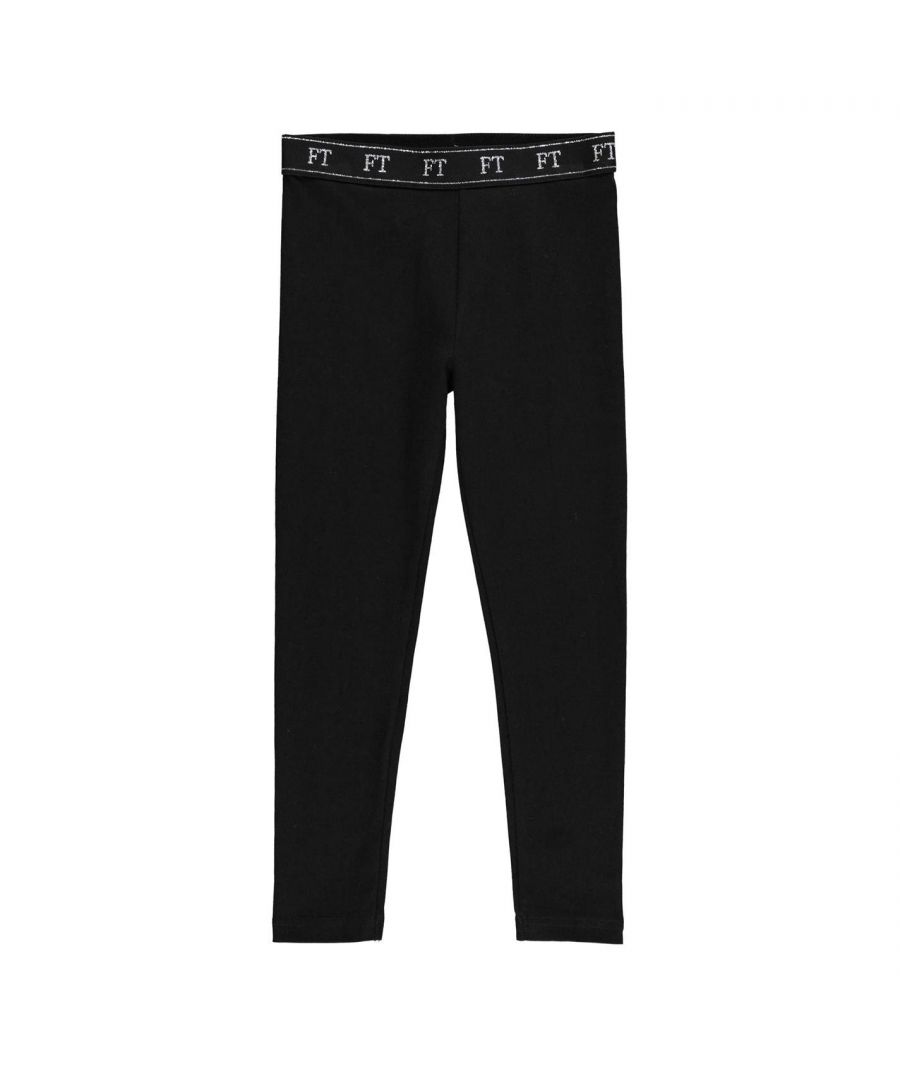 Firetrap Jacquard Leggings Junior Girls - The Kids Firetrap Jacquard Leggings are perfect for everyday wear, crafted with a wide elasticated waistband with flat lock seams for a comfortable fit, completed with the Firetrap branding to the waistband. > Kids leggings > Elasticated waistband > Flat lock seams > Lightweight > Breathable > Firetrap branding